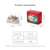 Bloc-notes en papier artisanal de luxe personnalisable en forme 3D, à feuilles mobiles, avec lumière LED, idéal pour souvenir – Stock limité, prix bas, haute qualité