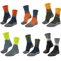 Marque privée Polyamide Crew Chaussettes Custom Trail Running Chaussettes Montagnes Antidérapantes