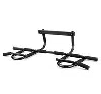Barre de traction multifonctionnelle robuste pour portillon, barre de traction multi-positions pour tractions, dips, sit-ups, entraînement de la partie supérieure du corps à domicile