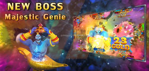 Offre Spéciale 2 places Stand up Amusement Coin Operated <span class=keywords><strong>Shot</strong></span> Fishing Game Arcade Kit Aladdin Adventure - Product Image 5