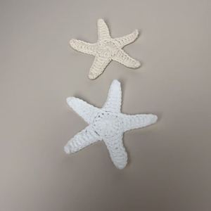 Accesorios de Bolso con Forma de Estrella de Mar Tejidos a Mano, Decoración de Estrella de Cinco Puntas de Color Sólido en Tela de Algodón para Ropa y Bolsos - Product Image 4