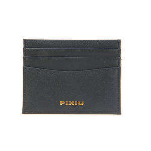 Vente en gros <span class=keywords><strong>de</strong></span> cartes <span class=keywords><strong>de</strong></span> crédit personnalisées Portefeuille en cuir Saffiano Porte-cartes en PU avec logo en feuille d'or - Product Image 4