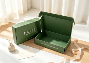 Colored Coated Corrugated Mailer <b>Box</b> Inner Hot Stamping Decoration Eco-Friendly <b>Recyclable</b> Magnetic Closure Four-Color Printing - Product Image 3