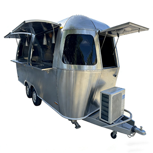 Camions alimentaires en acier inoxydable Glace mobile Fast Food Coffee Food Trailer pour la vente en Chine - Product Image 2