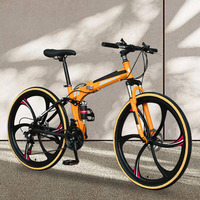 26 pouces 21 24 vitesses prix d'usine Double frein à disque vélo vtt pliant