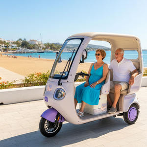 รถสามล้อไฟฟ้า HLD สำหรับการเดินทางระยะสั้น ห้องโดยสารสองสี เหมาะสำหรับการช็อปปิ้งและการพักผ่อน สำหรับผู้ใหญ่ - Product Image 5