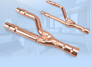 CE chứng nhận điều hòa không khí chi nhánh khớp phân tán Ống refnet Đồng VRF phụ kiện đường ống điều hòa không khí VRF <span class=keywords><strong>Y</strong></span> chi nhánh - Product Image 6
