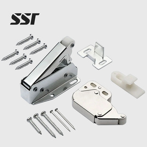 Pestillo de puerta de resorte de hierro duradero, herrajes para muebles, diseño tradicional, fácil instalación, amortiguador de puerta, cierre para puerta corredera, armario - Product Image 1