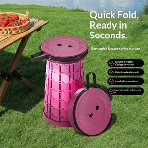 Mini chaise pliante multifonctionnelle télescopique portable robuste pour le <span class=keywords><strong>camping</strong></span>, modèle Rainbow Mountain - Product Image 4