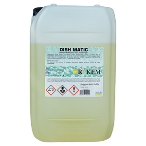 RYKEM DISH MATIC Détergent lave-vaisselle alcalin 25 Kg Professionnel HoReCa HACCP - Product Image 1