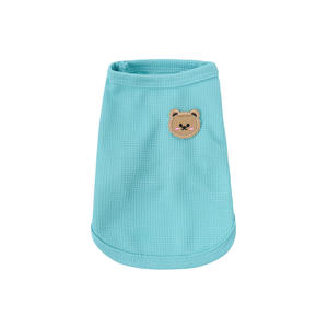 Pabrik Songshantoys Grosir Murah <span class=keywords><strong>2026</strong></span> Musim Semi Baru Rompi Anjing Kucing Lucu Warna Solid Poliester Kaos untuk Pakaian Anjing Kecil - Product Image 3