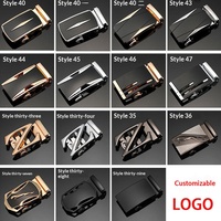 Vente en gros pour fabricants MENGZHE BB2025091254 Tête de boucle de ceinture automatique en alliage 4.0 pour homme, compatible avec les ceintures de 3.5 cm de large, style professionnel polyvalent et simple