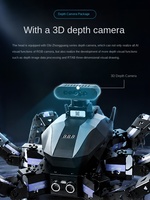 Robot araignée bionique à six pattes Jetson Nano ROS open-source avec vision profonde, cartographie SLAM, navigation et radar, fabriqué en Chine