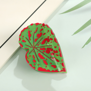 Pince à cheveux style forêt avec feuilles artificielles, design de niche, rétro et polyvalente, pince crabe pour chignon arrière de la tête - Product Image 4