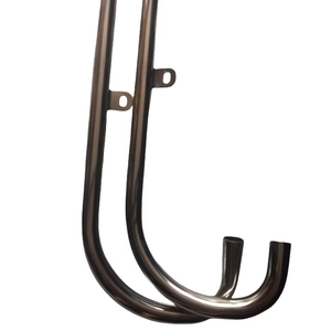 Pour moto BMW Ural K750 M1 M72 R71 R12 CJK750 Dnepr MT12 K750 avec side-car, échappement rétro 24HP, tube de silencieux avant en acier - Product Image 1