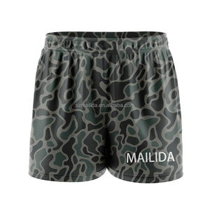 Pantalones Cortos de <span class=keywords><strong>Rugby</strong></span> Estilo Outback Personalizados |   Pantalones Cortos Deportivos Sublimados con Estampado de Camuflaje para <span class=keywords><strong>Hombre</strong></span>, OEM - Product Image 4