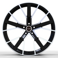 Pour KIPARDO Jantes en alliage forgé pleine taille 19-22 pouces 5x112 pour Audi A5 A7 S4 S5 S6 RS4 RS5 RS6 Q7 Q8 RS7 25mm Et