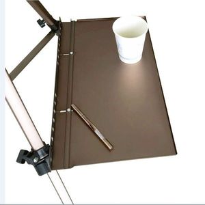 Bertha Portable Folding Metal Sketch <b>Easel</b> Champagne Color Iron Material For Children Art Drawing Use - Product Image 2