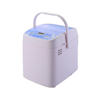Máquina para Hacer Pan de 1.5LB, Totalmente Automática, Eléctrica, Multifuncional, con Pantalla LCD de Plástico, 19 Programas, Función para Mantener el Calor, para Uso en Hoteles