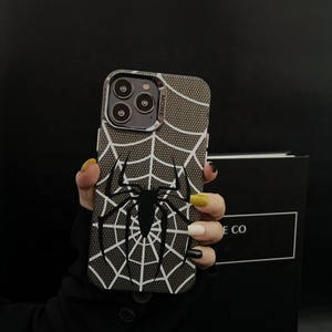 Sang Trọng Phim Hoạt Hình Nhân Vật Spider Phim Hoạt Hình Thiết Kế Marvel Điện Thoại Di Động Trường Hợp Đối Với iPhone 14 15 Pro Max 13 12 11 - Product Image 4