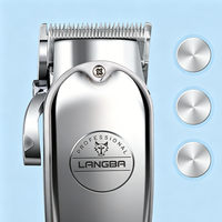 Tondeuse rechargeable pour animaux de compagnie avec écran numérique intelligent, moteur en cuivre haute puissance, adaptée aux poils épais et aux animaux sensibles.