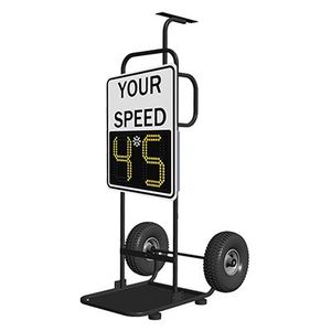 3m ủy quyền sản xuất LED năng lượng mặt trời Radar Tốc độ hiển thị 88 Radar thông tin phản hồi Đăng với <span class=keywords><strong>Dolly</strong></span> - Product Image 1