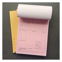 Fabricação de fábrica personalizada 2 pacotes de papel sem carboneto impressão do livro da impressão