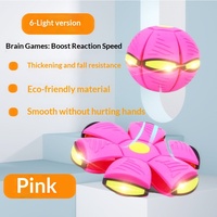 Phlat Ball Magic Deformation UFO Flying Flat pour le jardin, la plage, les sports ou le divertissement des enfants, balle rebondissante