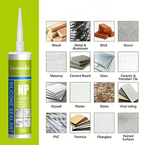 Sellador de Silicona RTV Antihongos, Acetoxi de Curado Rápido, Sellador de Juntas, Pegamento Acético para Vidrio, para Acristalamiento de Ventanas, Construcción y Sellado GP - Product Image 5