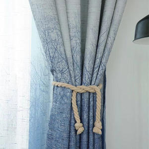 Style européen de haute qualité, rideaux imprimés motif Floral, rideaux occultants unis 100% Polyester pour décoration de salon/ - Product Image 3