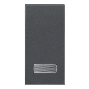 Push <b>Button</b> Switch 1M Grey Diffuser 2.2x4.4x0.6 In Wall Mount - Product Image 1