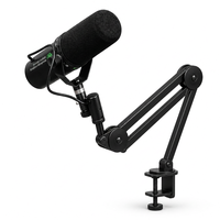 Kit Studio d'Enregistrement Domestique XUNGUAN : Interface Audio pour Podcast, Microphone Dynamique, Enceintes de Studio, Bras Articulé