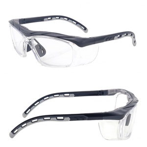 Lunettes de sécurité personnalisables en gros, directement de l'usine, avec verres PC transparents pour la protection des yeux dans la construction industrielle - Product Image 5