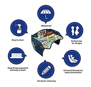 Échantillon gratuit, usine BSCI, ventes chaudes, plateau de jeu pour enfants personnalisé, plateau de voyage pour tout-petits, organisateur de siège de voiture - Product Image 2