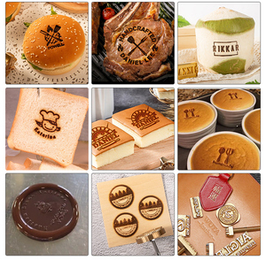 가죽 스탬프 로고 맞춤형 황동 금형 손 펀칭 가죽 우표 브랜드 작업 조각 스탬핑 펀치 도구 공예 - Product Image 2