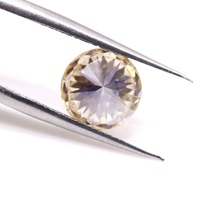 Pierres précieuses brillantes brillantes pour montage de laboratoire, brillantes, couleur champagne, mélanganite, pierre précieuse ample, 1ct, 2ct, 3 carats, collection