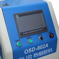 Machine à colle thermofusible OSD-802A, machine à adhésif pour réfrigérateurs, scelleuse automatique de boîtes, pulvérisateur de colle, cartons en bois et emballages chimiques