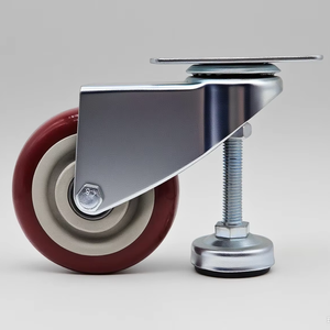 4-Zoll 360-Grad Verstellbare Schwerlast-Lenkrollen 100KG Tragfähigkeit Kugellager PP Langlebiges Industrie-Equipment - Product Image 1