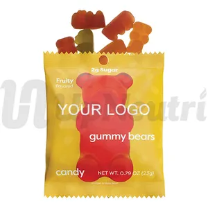 Private Label Fabriek Vegan Gummies Laag Suiker Zachte Snoep Keto Suiker Gratis Gummy Fruitige Gummy Beren