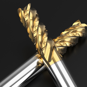 HUHAO Aseismatic 4 Flutes Carbide <strong>End</strong> <strong>Mill</strong> Special Edge Titanium Alloy Special Tungsten Steel Aluminum <strong>End</strong> <strong>Mill</strong> 407121601 - Product Image 2