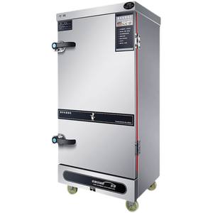 ダブルドア商业米蒸し器キャビネットステンレス钢、电気/ガス、自动水充填、アンチスケール - Product Image 3