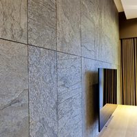 Feuille murale naturelle douce ardoise culture gris pierre placage MCM Flexible ardoise carrelage revêtement mural flexible carreaux pierre