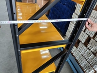Étagère de rangement robuste en acier sans boulons, protection anti-corrosion, 5 niveaux, durable, certifiée CE, pour garages, entrepôts, palettes