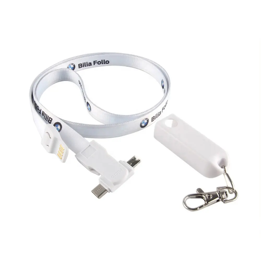 Logo de marque personnalisé lanière en nylon colorée câble de charge USB 90cm 3 en 1 en vrac câble usb micro usb type c câble ios