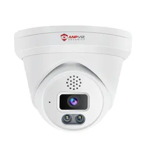 Anpviz telecamera di sicurezza da 6mp telecamera intelligente AI rilevamento di veicoli e umani audio bidirezionale a colori nella telecamera ip POE notturna CCTV