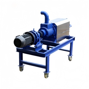 Presse à vis grande capacité pour séparation solide-liquide, déshydrateur de fumier de vache et de porc, moteur principal, garantie 3 ans - Product Image 1