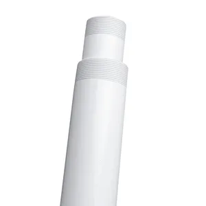 专业生产定制塑料10英寸直径pvc管300毫米价格白色螺纹管
