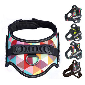 Harnais pour chien PawPawify robuste <span class=keywords><strong>et</strong></span> respirant, anti-traction, avec fermeture à boucle, empêche les secousses, les arrêts brusques <span class=keywords><strong>et</strong></span> le suffocation, pour l'entraînement <span class=keywords><strong>et</strong></span> la promenade, personnalisable - Product Image 4