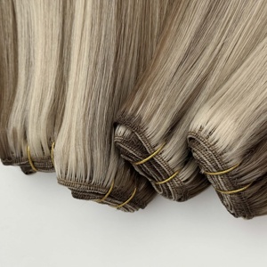 Extensiones de Cabello Humano Remy Europeo de Doble Trama, Extensiones de Cabello Humano Remy Divine en Cola de Caballo - Product Image 3