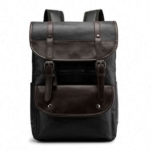 Free Sample versatile simple unique <b>big</b> casual men vintage travel polyester <b>backpack</b> shoulder - Product Image 2